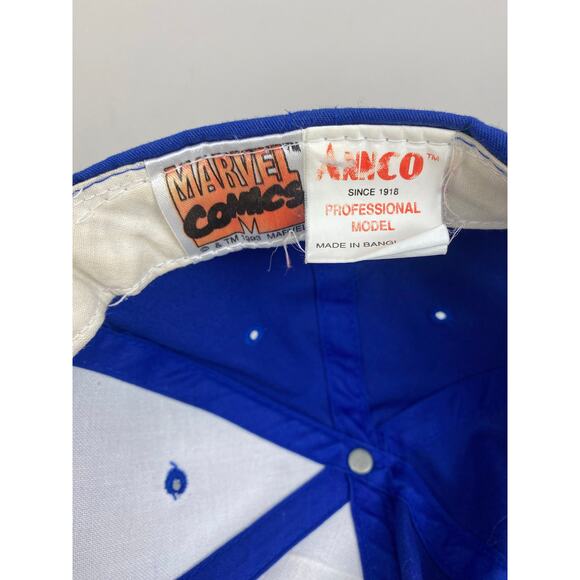 VTG Youth 1993 Marvel Annco Professional Model Amazing Spiderman snapback hat - Picture 7 of 7